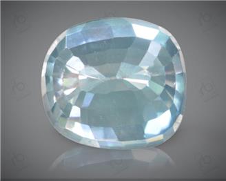 Natural Blue Zircon Certified  3.95CTS-10884